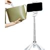 LearnLyrics Selfie -totivo, treppiede telefonico con telecomando -Portabile Selfie Mount Mount Mount Stand, 360 -Degree -Rotation Travel Smartphone Tripode Assemblaggio con telecomando wireless per vlogging,