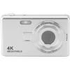VELATEMOR Fotocamera Digitale 1080P, Fotocamera per Vlogging con Messa a Fuoco Automatica con Schermo TFT da 2,4 Pollici, Fotocamera Digitale Tascabile con Zoom 16X con Messa a Fuoco