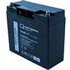 Q-Batteries Batteria 12LSX-17 12 V 17 Ah piombo/AGM 10 anni