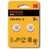 KODAK Batteria a bottone max al litio cr2450