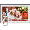 Dragon Touch Cornice digitale grande da 15,6 pollici, cornice digitale WiFi con memoria da 32 GB, touch screen FHD 1080p, rotazione automatica, condividi foto e video istantaneamente tramite app