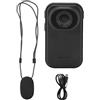 QWUUYEC Small Sports Camera 1080P HD, 120 Degree Wide Angle, Body Worn Cam White - Clip Magnetico e Supporto Ruotabile, Perfetta per Sport e Avventure (Nera)