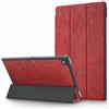 MUTOUREN Custodia Cover per Lenovo Tab P11 11 Pollici 2020 (TB-J606F/TB-J606X) Ultra Sottile con Funzione di Supporto Auto Sleep/Wake Up Slim Protettiva Tablet Case (Rosso)