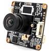 BAPPRJJ Scheda telecamera IP WGWK IMX307 Illuminazione ultra bassa da 3 MP con modulo webcam di sicurezza Onvif H.265 RTSP POE grandangolare da 2,35 mm 143°(DC12V,3.6mm 80 degree)