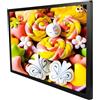 YPAPBHT Cornice for foto digitali ad alta definizione da 27 pollici, touchscreen intelligente, album fotografico e riproduzione video, con telecomando, montabile a parete.