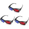 Othmro Occhiali 3D - rosso-blu ciano anaglifo dimensionale occhiali visione per TV gioco DVD 3D video virtuale
