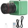 Haofy Telecamera Industriale, Telecamera di Sicurezza Digitale Ad Alta Definizione HD in Plastica in Lega di Alluminio da 160 MAh per Negozio (Spina europea)