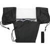 HEEPDD Custodia per Dispositivi Elettronici Portatili Copertura Antipioggia Universale in Nylon Impermeabile per Fotocamera DSLR, Nera, Leggera, Compatibile con Treppiede, 17,7x8,3x7,9x7,5 Pollici