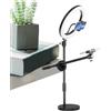 Generic Luce ad anello - Supporto treppiede regolabile per fotocamera, accessorio