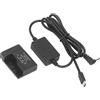 Sxhlseller Batteria Fittizia per Fotocamera Digitale T5 T7 Kiss X50 X80, Supporto Ricarica Rapida, Portatile e Leggera, Materiale ABS