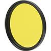 TOPINCN Filtro per Fotocamera Digitale Filtro per Obiettivo a Colori Impermeabile Portatile a Bassa Riflessione da 55 Mm per la Fotografia (Giallo)