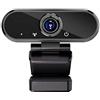 UOHUFIDABFD 1080P Driver-Free USB Computer Camera with Microphone Desktop Laptop Study Meeting Video Chat Dedicated (Color : B) (A)