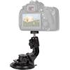 Goshyda Potente Supporto per Fotocamera a Ventosa, Supporto per Ventosa per Fotocamera Sportiva per Parabrezza per Auto con Filettatura 1/4 e Supporto per Telefono, per Smartphone con