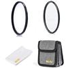 NiSi 72mm Circular Starter Filter Kit, Including HUC UV Filter, HUC CPL and Filter Pouch