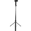 MOTOULAX Selfie Stick Treppiede con 2 luci Bluetooth Wireless Remote 360 gradi Rotazione Rotabile Selfie Selfie Stick per Trasmissione in Diretta