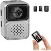 Generic Mini videocamera 1080P HD, fotocamera retrò con portachiavi, videocamera portatile da viaggio per riprese notturne Vlog, registrazione di concerti, portachiavi videocamera digitale