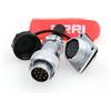 DRRI WEIPU WS20 Connettore per paratia aeronautica in metallo resistente a 12 pin per pannello solare elettrico automobilistico con flangia quadrata