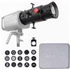 Aputure Amaran Spotlight SE 19º Lens Kit Modificatore lente di proiezione per Amaran 300C 150C Amaran 200X S 60X S Aputure 300X e altra potenza non superiore a 300W Bowens Mount Lights