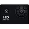 DIGNIFE Action Camera, 2022 Nuova fotocamera d'azione, 1 2MP HD 1080p 32 GB 140D Macchina fotografica impermeabile subacquea, telecamere del casco for motocicli(Noir)