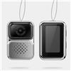 Diyeeni Mini Fotocamera del Portachiavi - 1080p HD Tiny Retro con Carta da 32 GB, Schermo 0,96 Pollici e 3 Filtri, Micro Fotocamere con Tasca per Viaggi, Concerti, (GREY)
