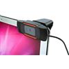 Vogueing Tool USB 2.0 Webcam, Full HD PC Camera per MacBook/Tablet/PC/Mac/Laptop, Studio Videochiamate, Conferenze, Giochi, Online