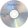 Verbatim DVD+RW 4.7GB 4X con superficie di marca - 1pk Jewel Case