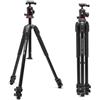 Manfrotto 190X AS, treppiede per fotocamera in alluminio a 3 sezioni, kit fotografico con testa a sfera, livello del suolo, piastra Arca-Swiss, blocco a leva di alimentazione rapida, carico utile di