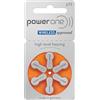 VARTA 6 batterie Varta P13 PowerOne tipo 13 / arancione per apparecchi acustici - 1,45 V PR 48 / Made in Germany di ultima generazione