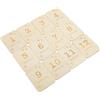 Uonlytech 12pezzi Wooden Cards for Infants Monthly Growth Commemorative Photo Props Unique Natural Design Lightweight Memory Keepsakes