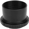 Sxhlseller Adattatore per Fotocamera Telescopica da 2 Pollici a M48x0,75 Mm e Anello Adattatore per Obiettivo per Proiezione Fotocamera Nikon F Mount Confortevole Astrofotografia Lega di Alluminio Nera