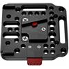 zuousxbs Batteria V Piastra Montaggio V-Lock Plate 32 Crew Interfacce Per Attacco FS7Camera Per Uomini Donne Grandi