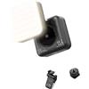 CAZSTYK Videocamera a LED Luce Fredda Scarpa Fredda Batteria Ricaricabile 2000mAh Dimmerabile 2500K-9000K Fotografia Portatile Fotografia Fotografia Cold Shoe Mount Camera