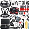Gogailen HAPY Accessory Kit for GoPro Hero6,5 Black,gopro fusion,Hero Session,HERO (2018), Hero 6,5,4, 3+,3,Campark ACT74,XIAOMI,AKASO/APEMAN/ DBPOWER,Sports Camera Accessories