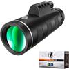 MCOTOP Telescopio monoculare 80 x 100 monoculare ad alta potenza per bambini/adulti con smartphone, per caccia, fauna selvatica, bird watching, campeggio, viaggi, escursionismo, con supporto per