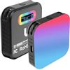 Akozon Luce Video Magnetica RGB Luce di Riempimento per Fotografia 2500K-9000K Dimmerabile 20 Effetti di Luce Luce Video per Computer Tablet Telefono Cellulare Fotocamera DSLR per