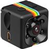 AMRTTWY Action Camera, Mini telecamera Full HD 1080P con rilevamento del movimento, DVR portatile, micro videocamera sportiva for sicurezza e registrazione all'aperto,per Ciclismo, Moto(Black)