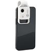 Septpenta Microscopio per Telefono 200X, con Obiettivo CPL e Clip per Telefono Universale, Compatibile per Telefoni OS e Android, Microscopio Portatile Ricaricabile USB, Regalo per Adulti e Bambini(Bianco)