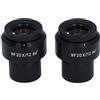 Fafeicy A Oculare del Microscopio, 2 PCS 20X Microscopio Widefield Ocello Biologico Adattatori di Lenti con Diottrie Regolabili per Microscopio Trasparente