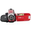 Annadue Videocamera, Videocamera Digitale per Full HD 1080P, Zoom Digitale 16X, Schermo da 2,4 Pollici, Luce di Riempimento, Videocamera per Registrazione Video in Loop per