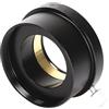 MOOKEENONE Anello adattatore telescopio astronomico, da 5,1 cm a 3,2 cm, in alluminio