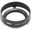 vhbw Paraluce compatibile con Fujifilm XF 35mm f / 2 R WR 43 mm obiettivo nero, metallo, rotondo, 6,4 cm