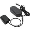 Generic Batteria Fittizia DMW DCC17, Batteria Fittizia Durevole per Fotocamera in Metallo ABS AC100-240V con Cavo di Alimentazione per la Ricarica (Spina europea)