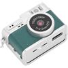 Asixxsix Mini Fotocamera del Portachiavi, Fotocamera Digitale retrò FHD 1080p con Schermo a Colori da 0,96 Pollici, Scheda da 64 GB, 4 Filtri, Luce LED, Porta di Tipo C (GREEN)