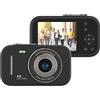SYH&AQYE Camera Digitale 4k Portable Videocamera Digitale Digital Camera Da 48 Mp Da 2,8 Pollici Schermo 16x Zoom Incorporato Batteria Gift Natalizi Per Adolescenti Per Studenti Amici (Nero)