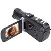 RASTKY Videocamera Digitale da 24 MP FHD 1080P con Zoom 18x con Schermo a Colori Ruotabile da 3,0 Pollici, Anti-vibrazioni, Bussola, Registrazione per i Viaggi (SILVER)