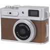 Plyisty Fotocamera Digitale Portachiavi, Videocamera Tascabile Minuscola 1080P FHD 3MP Schermo da 0,96 Pollici Videoregistratore Portatile Vintage per la Registrazione di Studi di (BROWN)