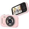 SYH&AQYE Camera Digitale 4k Portable Videocamera Digitale Digital Camera Da 48 Mp Da 2,8 Pollici Schermo 16x Zoom Incorporato Batteria Gift Natalizi Per Adolescenti Per Studenti Amici (Rosa)