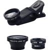Generic Macro grandangolo - per del telefono, kit di clip | 180° Fisheye 10x macro