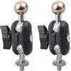APGLSXY 2 teste a sfera in metallo e 17,4 mm con manopola che garantiscono un fissaggio sicuro ad angolo negli accessori video manopola a sfera di bloccaggio