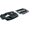 Manfrotto 384 Adattatore Piastra Rapida, Coda Rondine, Nero